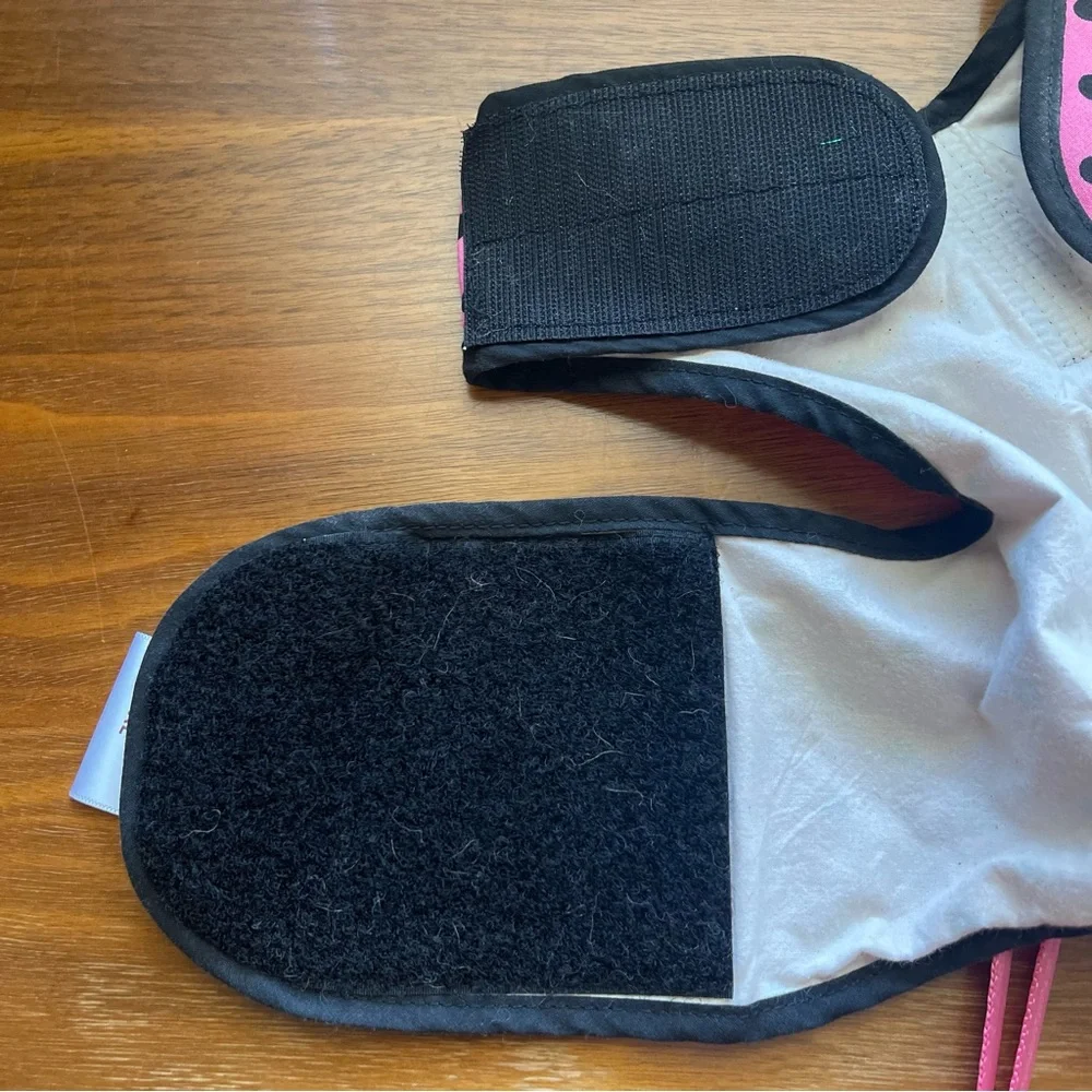 Kitty Holster Pink Black Polka Dot Harness & Leash Set XL Fat Cat Bundle